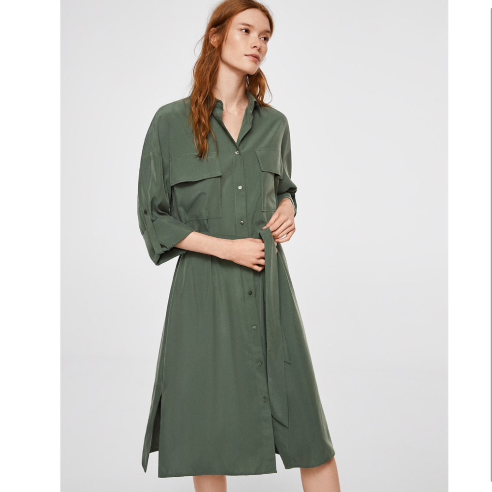 Mango shirt dress